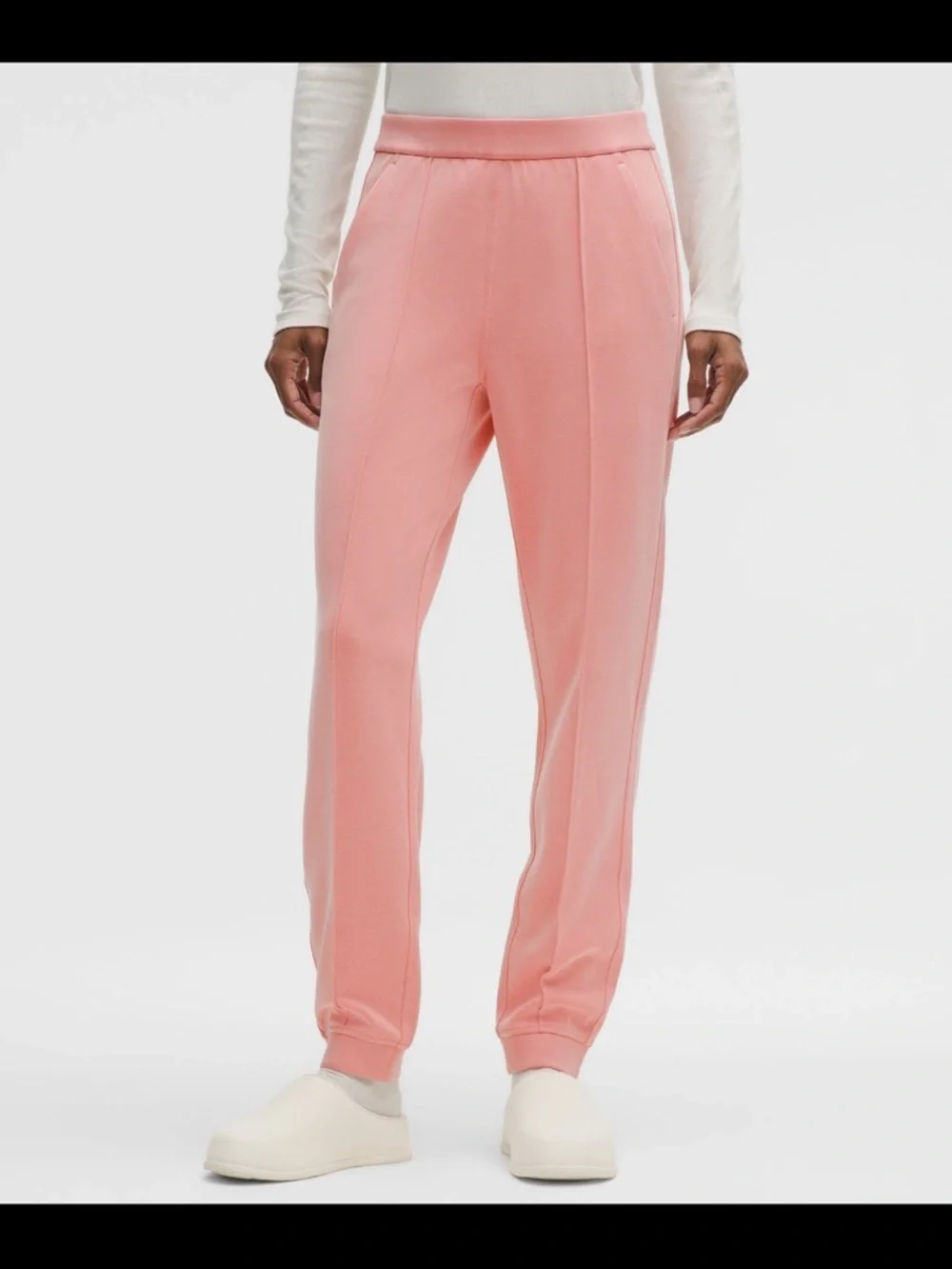 Lululemon Softstreme High Rise Jogger Small NWT Tea Rose